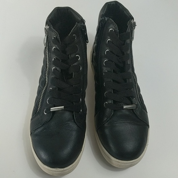 Steve Madden Decaff Hi-top Sneakers Size 6.5 - Picture 4 of 6